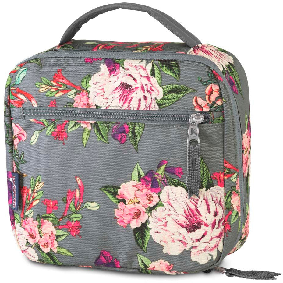 JanSport Pause Déjeuner - Imprimé Bouquet Gris