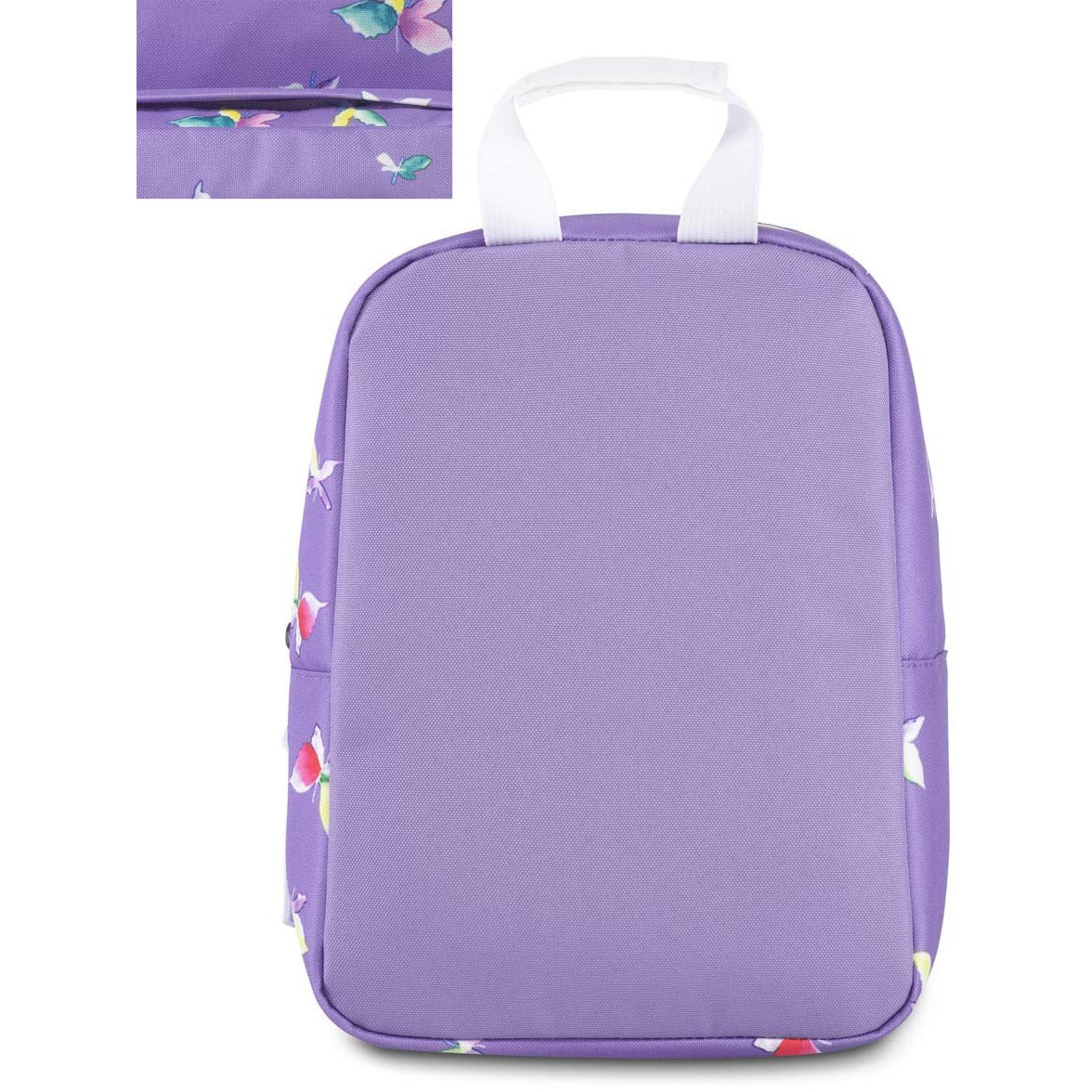 JanSport Big Break Lunch Bag - Purple Dawn Butterfly Kisses