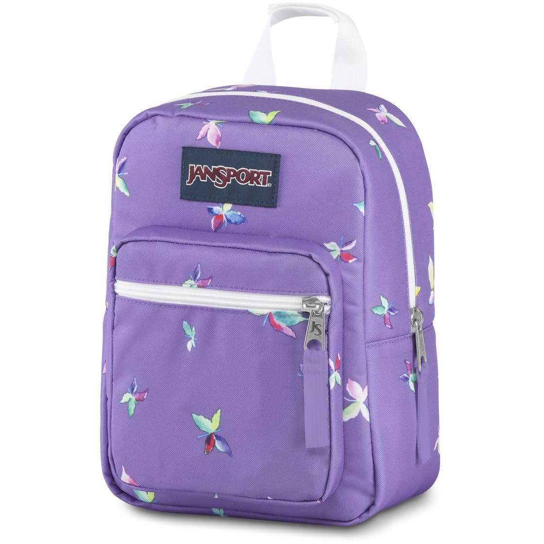 JanSport Big Break Lunch Bag - Purple Dawn Butterfly Kisses