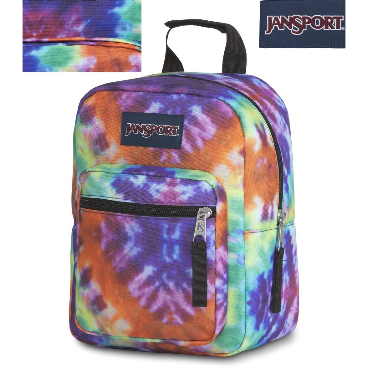 JanSport Big Break Lunch Bag - Red/Multi Hippie Days