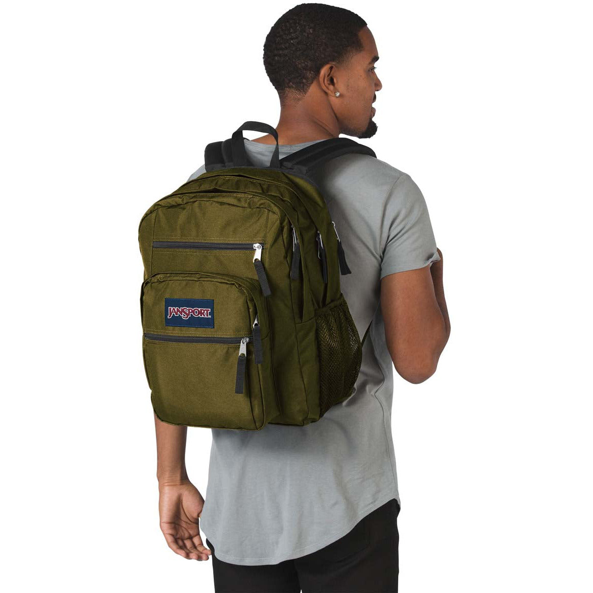 JanSport Big Student Backpack - Army Green