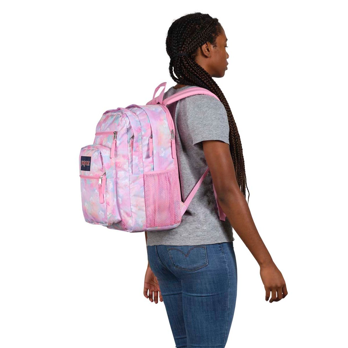 JanSport Big Student Backpack - Neon Daisy