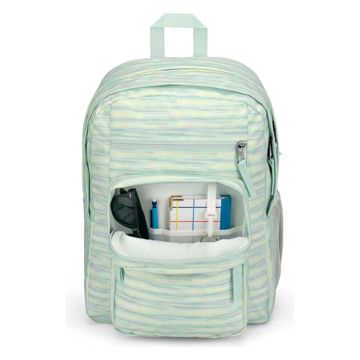 JanSport Big Student Sac à dos - 70S Space Dye Menthe Fraîche