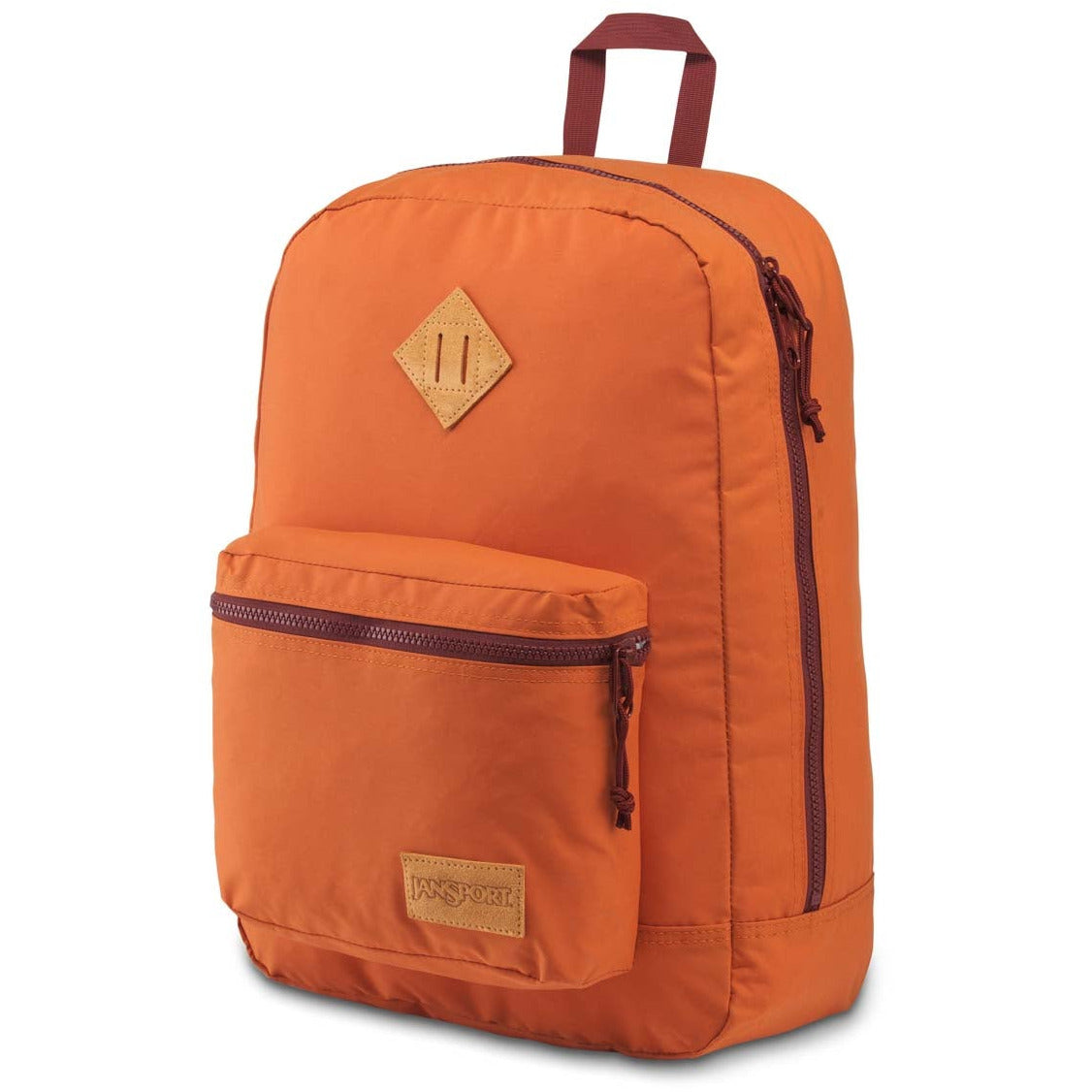 JANSPORT Super Lite Backpack -Umber W/Red Rust