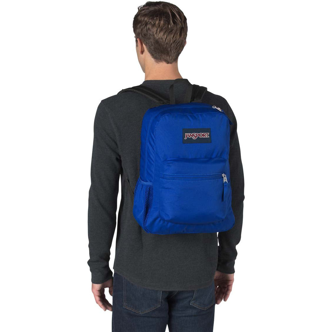 Sac à dos JanSport Cross Town - Bordure Bleue