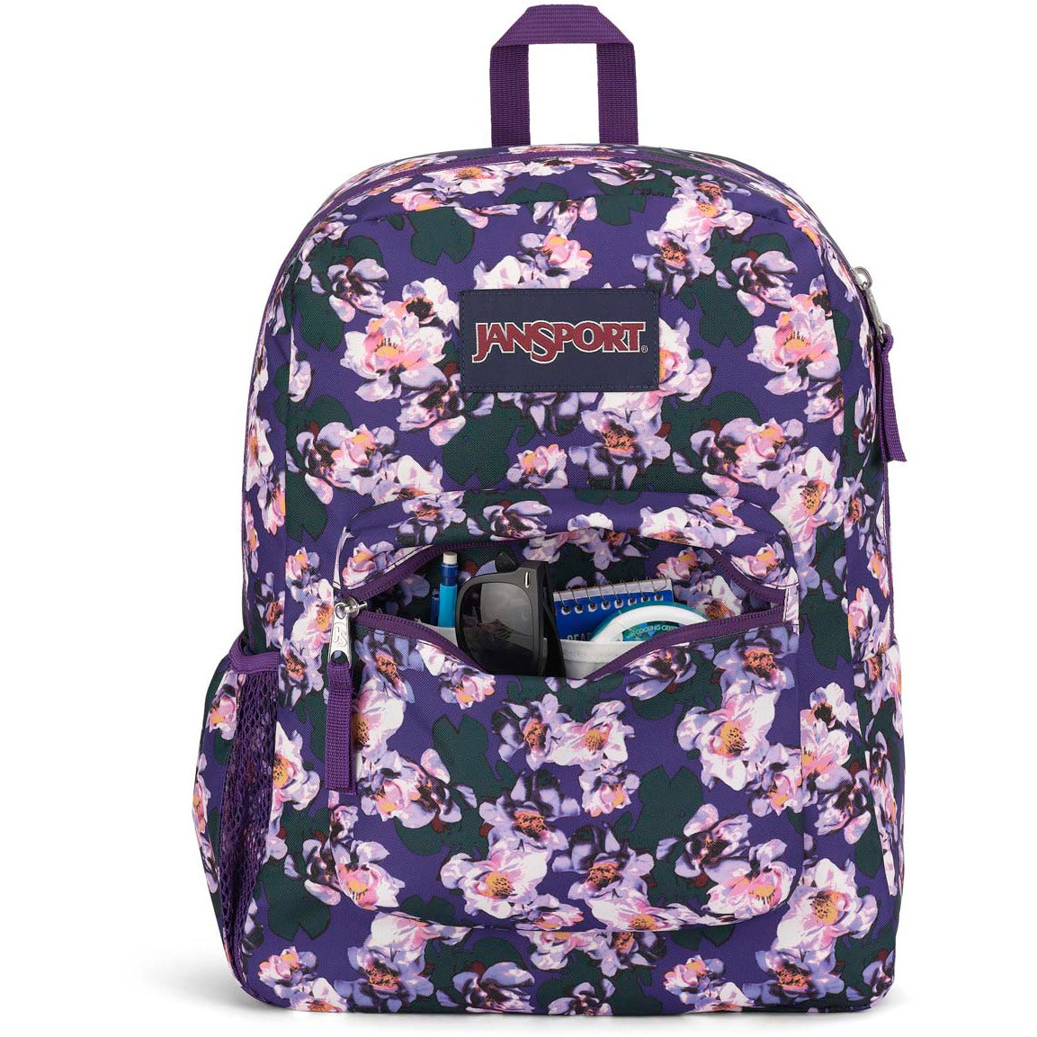 Sac à dos JanSport Cross Town - Pétales violets