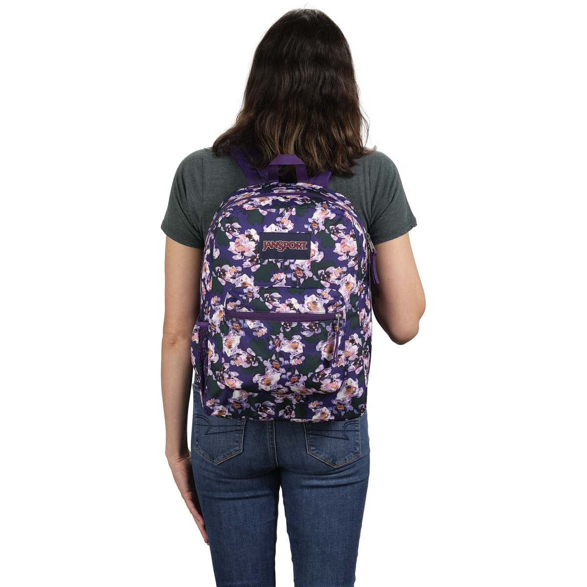 Sac à dos JanSport Cross Town - Pétales violets