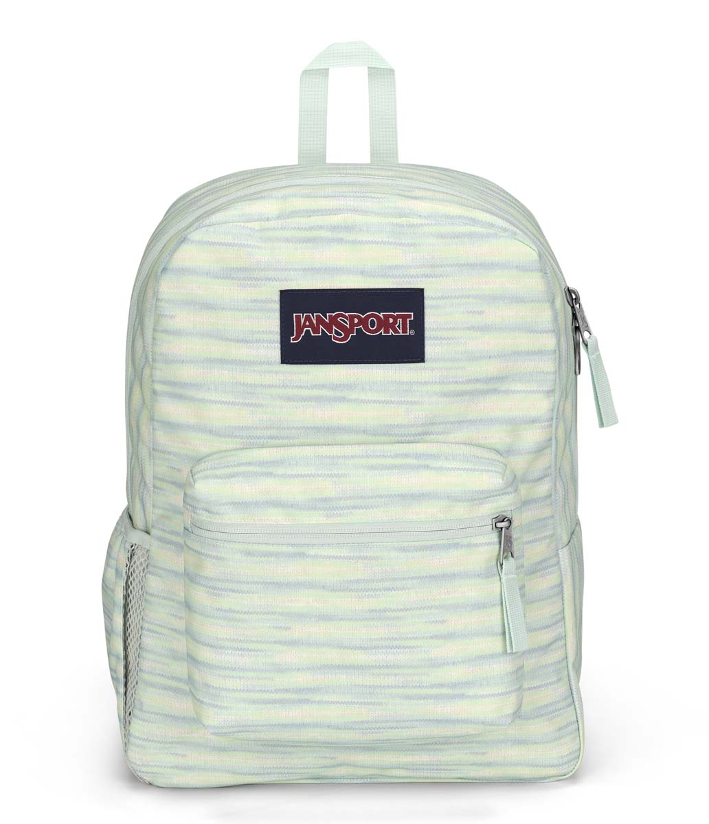 Sac à dos JanSport Cross Town – 70S Space Dye Menthe Fraîche