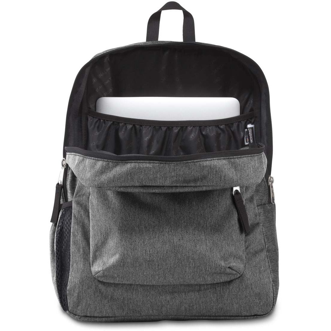 Sac à dos JanSport Cross Town Remix – Noir Blanc Herri