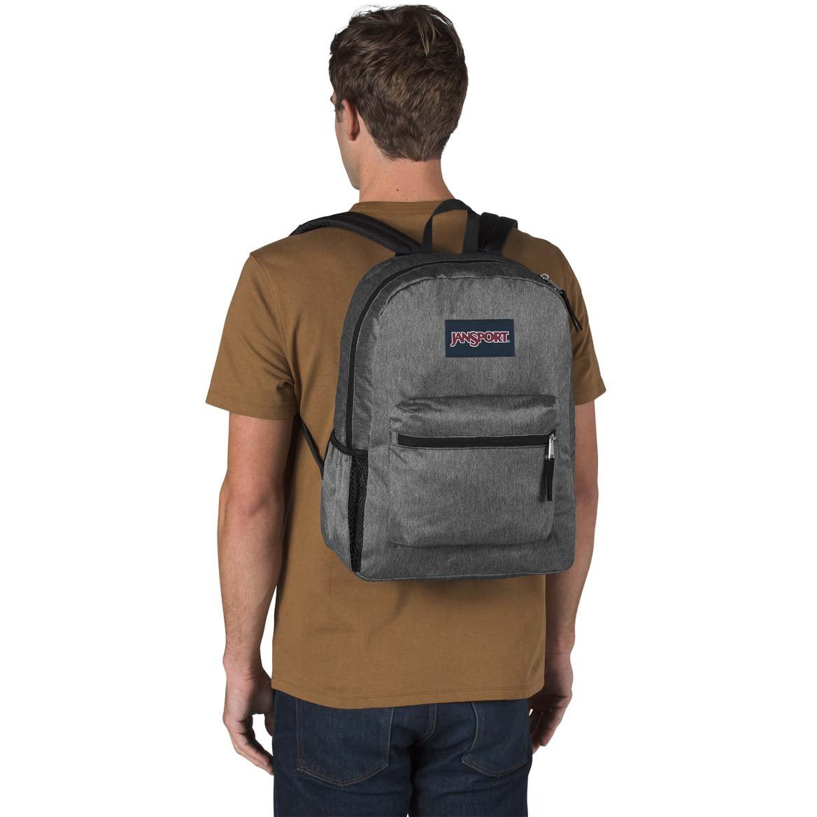 Sac à dos JanSport Cross Town Remix – Noir Blanc Herri