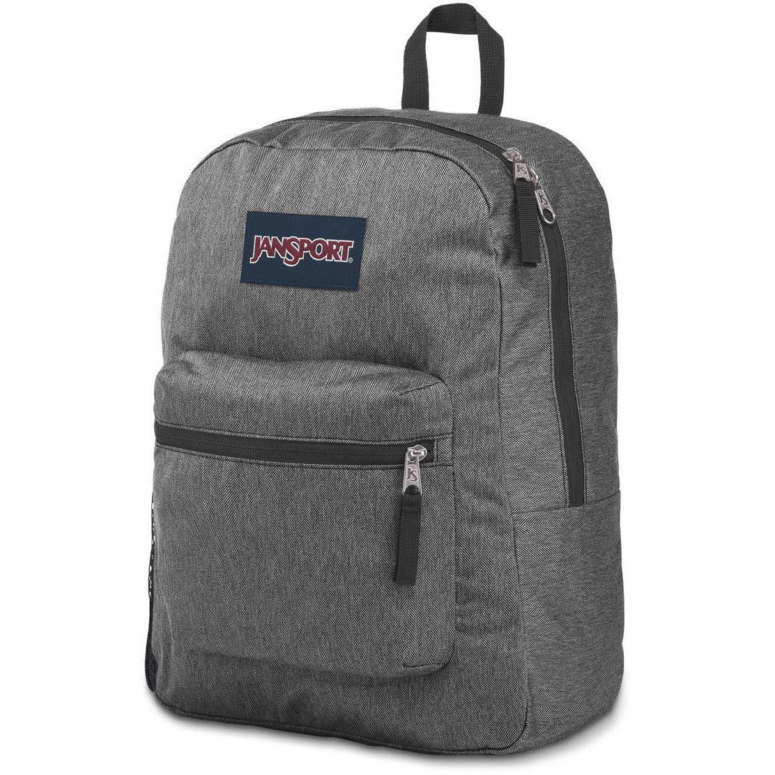 Sac à dos JanSport Cross Town Remix – Noir Blanc Herri