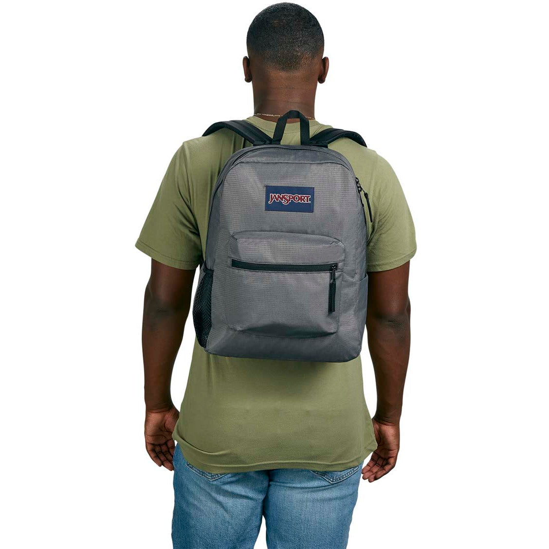 JanSport Cross Town Remix Backpack – Double Dobby Black