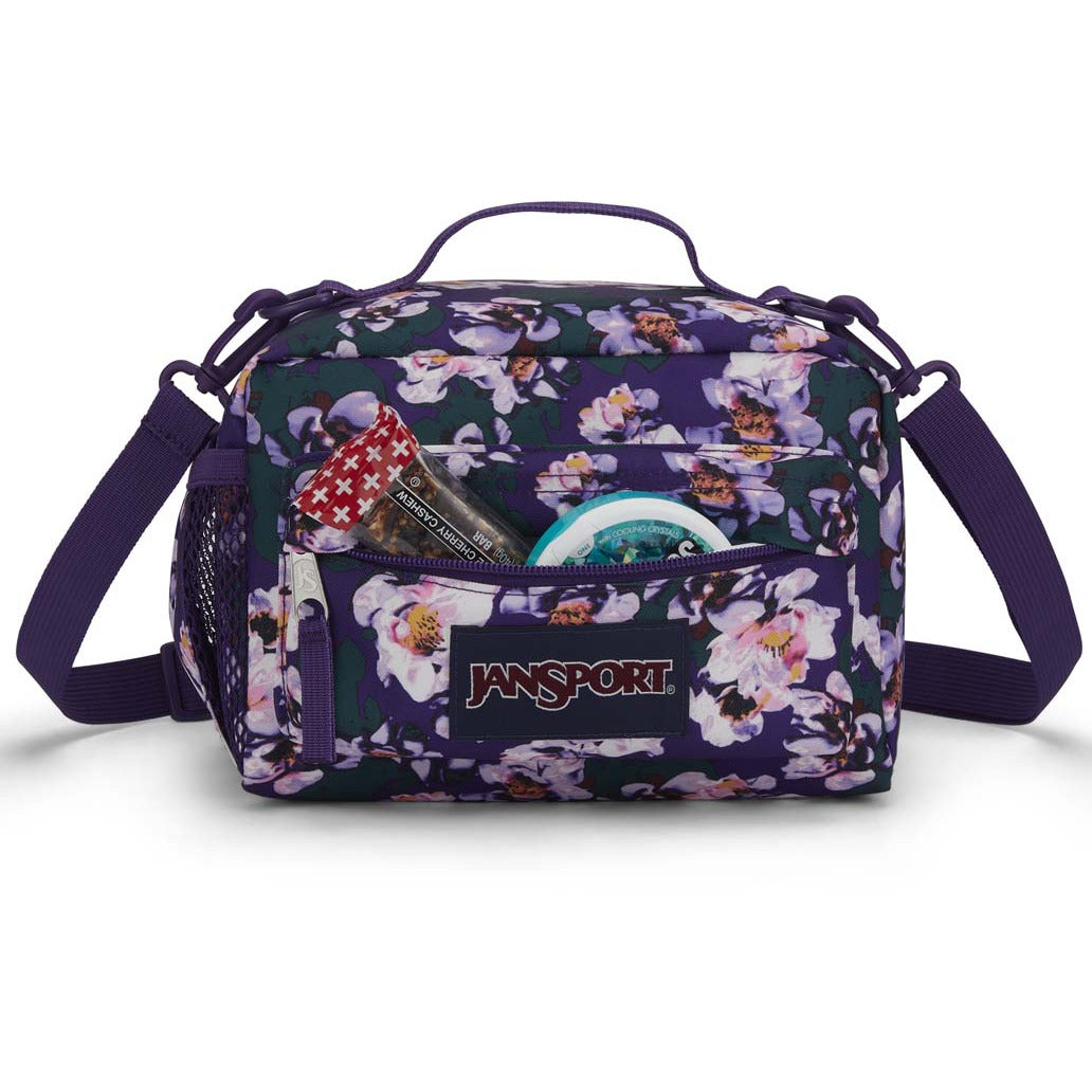 JanSport The Carryout Lunch Bag - Purple Petals