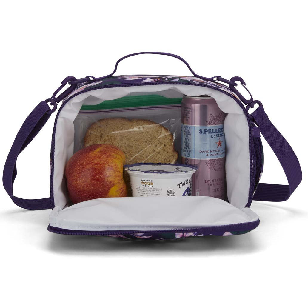 JanSport The Carryout Lunch Bag - Purple Petals