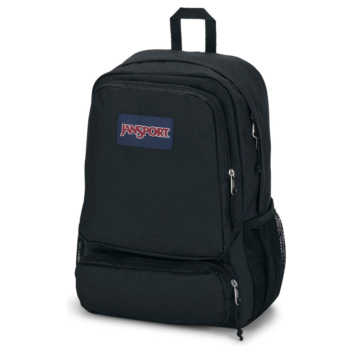Sac à dos pour ordinateur portable Jansport Doubleton - Noir