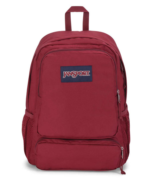 Sac à dos pour ordinateur portable Jansport Doubleton - Rouge Russett