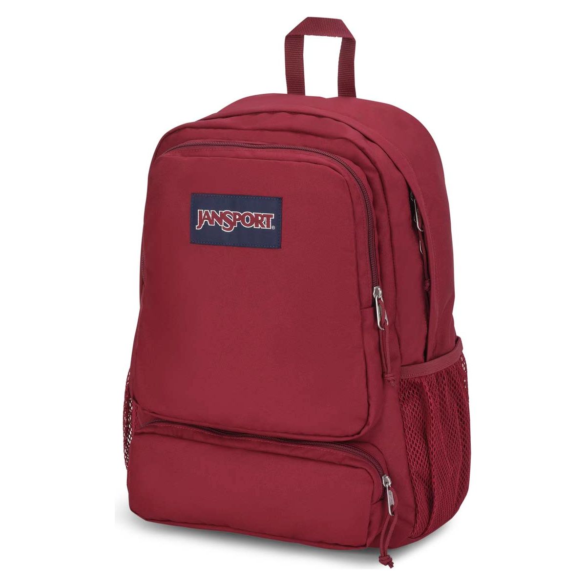 Jansport Doubleton Laptop Backpack - Russett Red