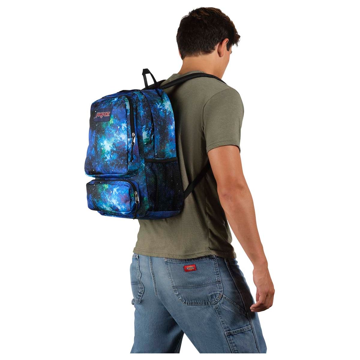 jansport backpack cyberspace galaxy Jansport Doubleton Laptop Backpack