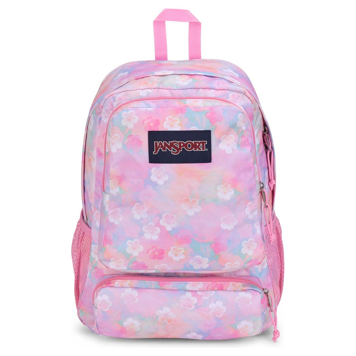 Jansport Doubleton Laptop Backpack - Neon Daisy