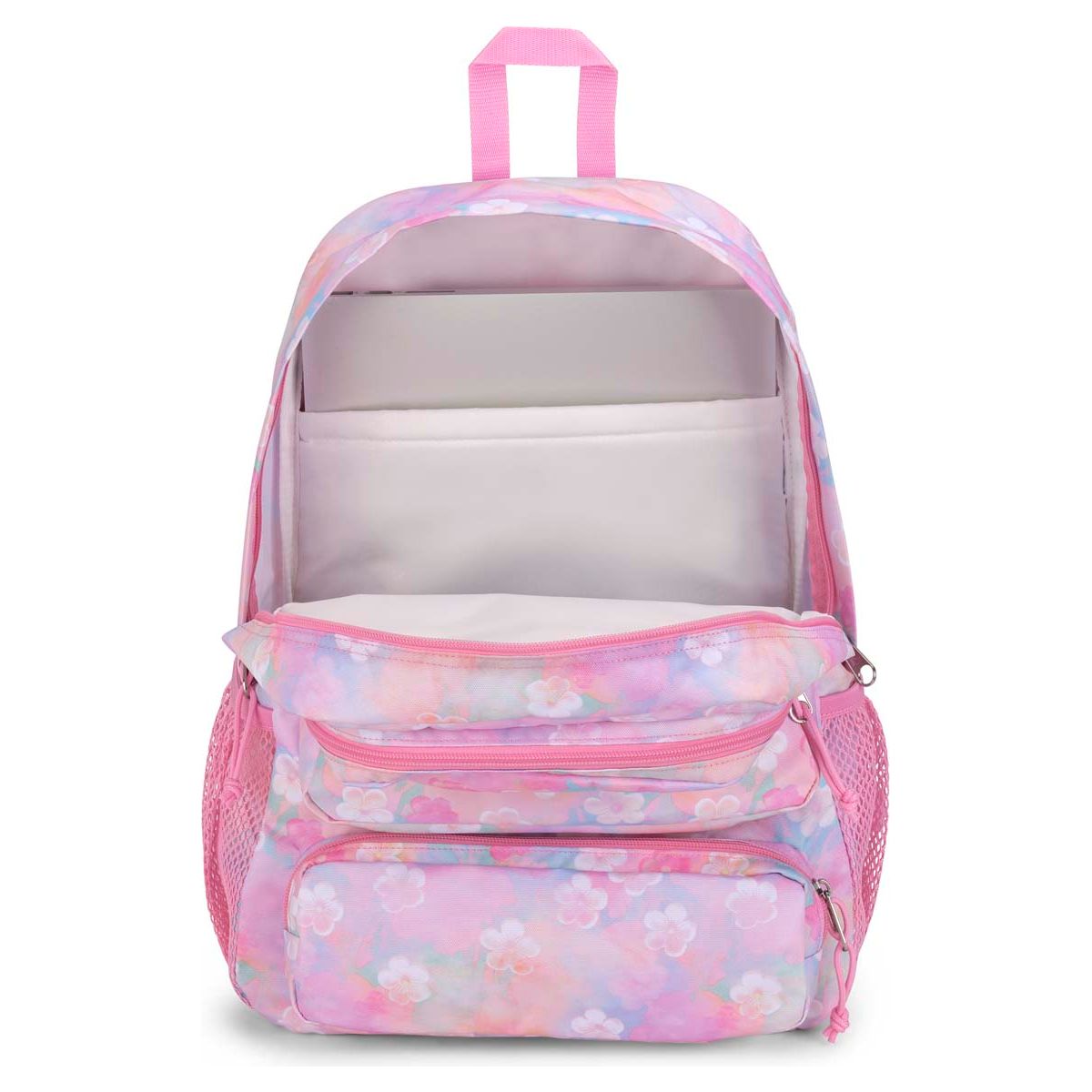 Jansport Doubleton Laptop Backpack - Neon Daisy