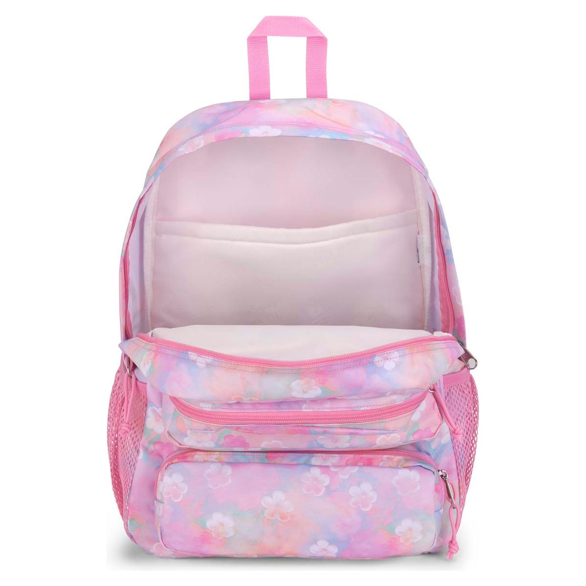 Jansport Doubleton Laptop Backpack - Neon Daisy