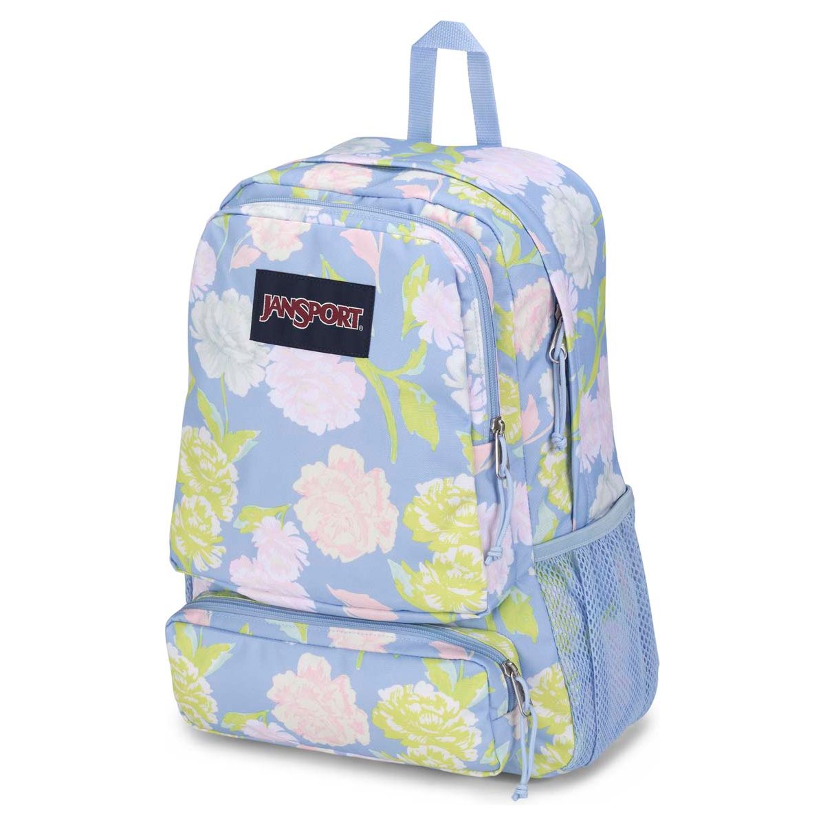 Sac à dos pour ordinateur portable Jansport Doubleton - Tapisserie d'automne Hortensia