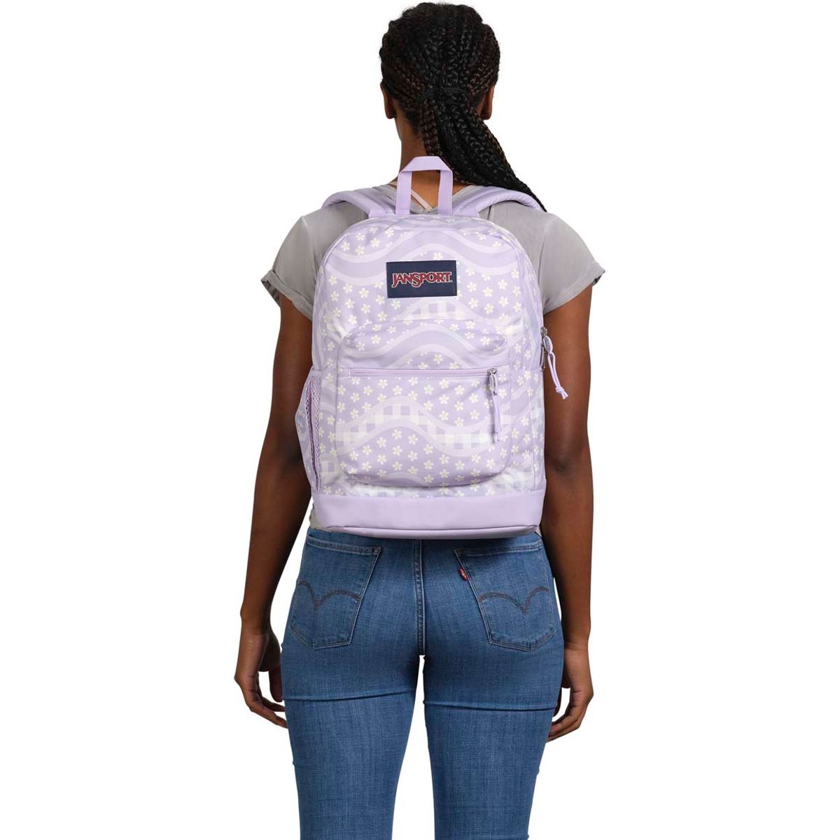 Jansport Cross Town Plus Laptop Backpack - Patchwork Waves