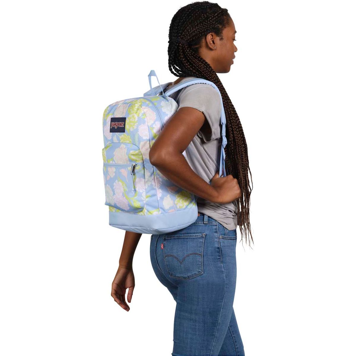 Jansport Cross Town Plus Laptop Backpack - Autumn Tapestry Hydrangea