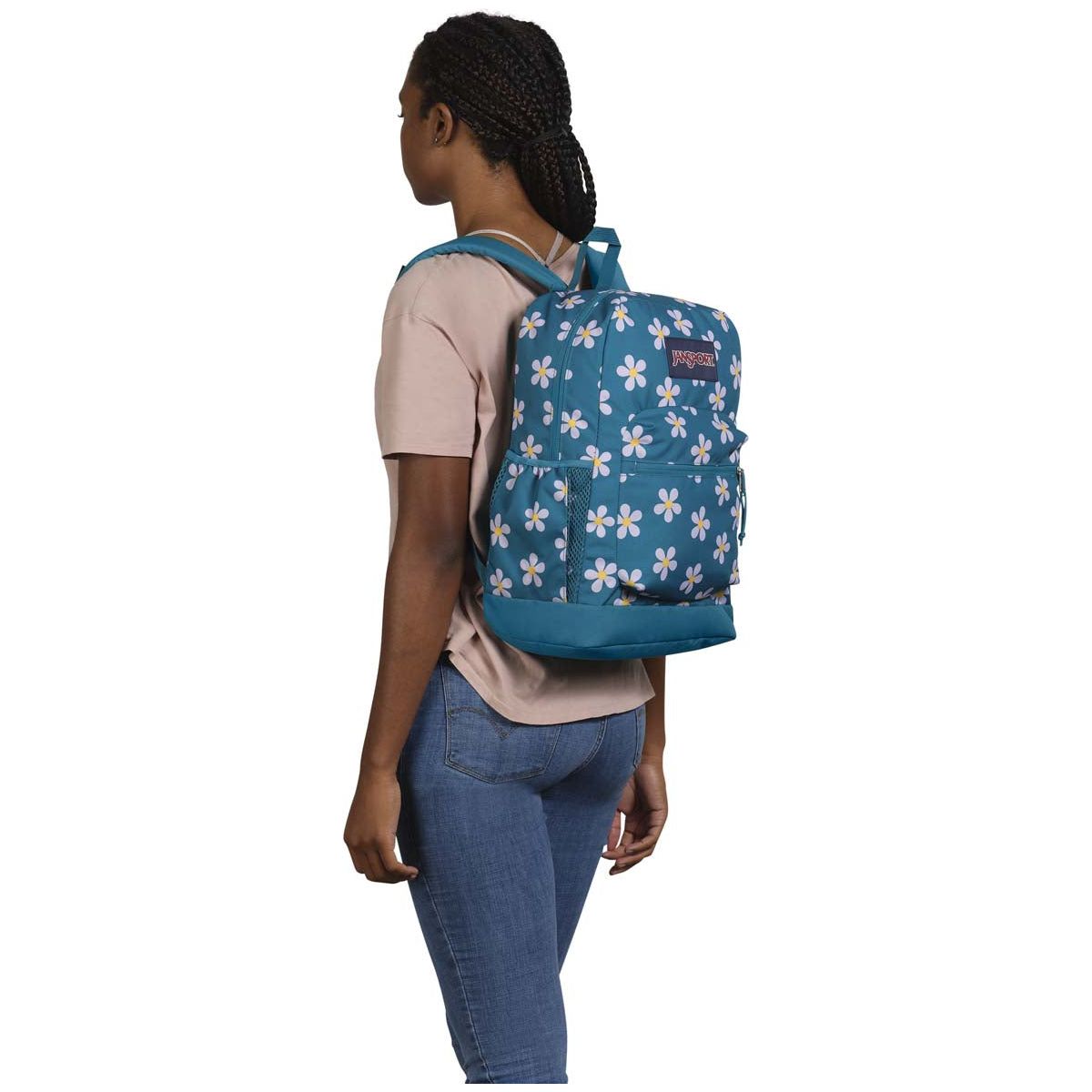 Sac à dos pour ordinateur portable Jansport Cross Town Plus - Pétales précieux