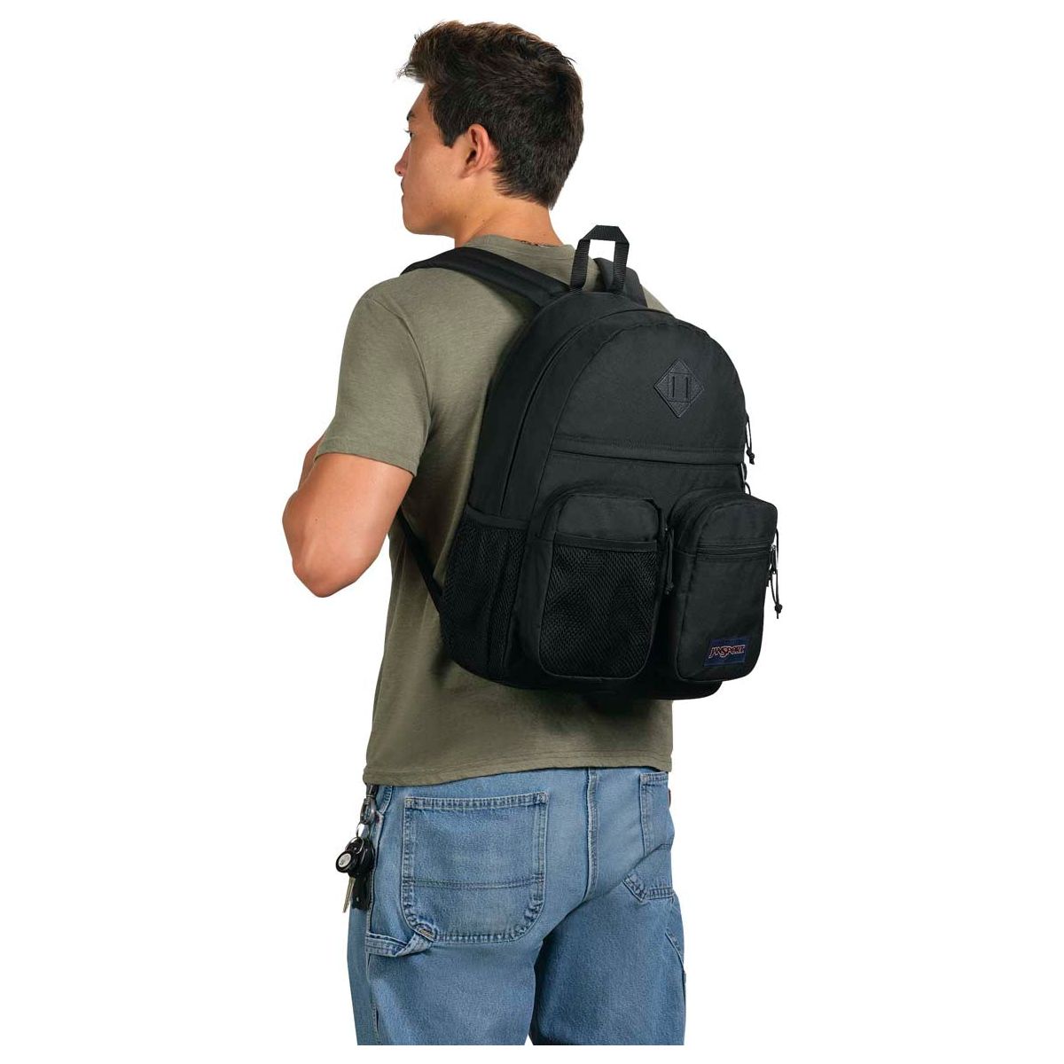Sac à dos pour ordinateur portable Jansport Granby - Noir