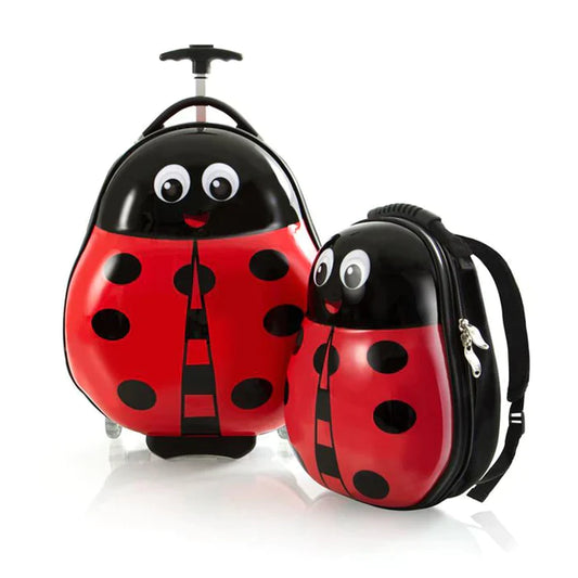 Ensemble de bagages et sac à dos rigides pour enfants Heys Travel Tots - Lady Bug