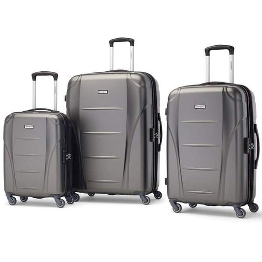 Samsonite Winfield NXT 3-Piece Spinner Expandable Hardside Luggage Set - Charcoal