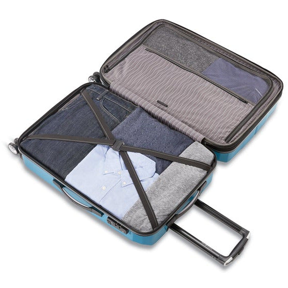 Samsonite Opto PC 2 Spinner Extensible Rigide Grand Bagage - Turquoise Foncé