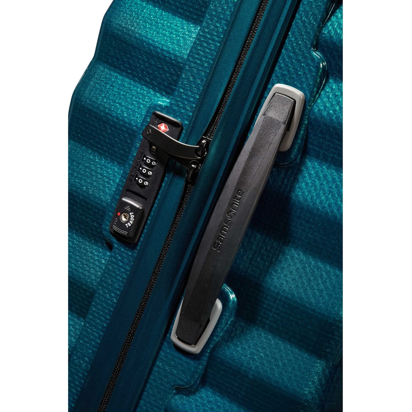 Valise rigide de 30 po Lite-Shock™ de Samsonite Black Label - Bleu pétrole