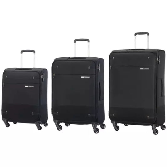 Samsonite Base Boost Softside Ensemble de 3 bagages à roulettes emboîtables