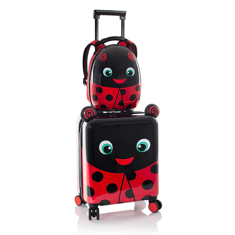 Heys Super Tots Hardside Kids Luggage & Backpack Set - Lady Bug