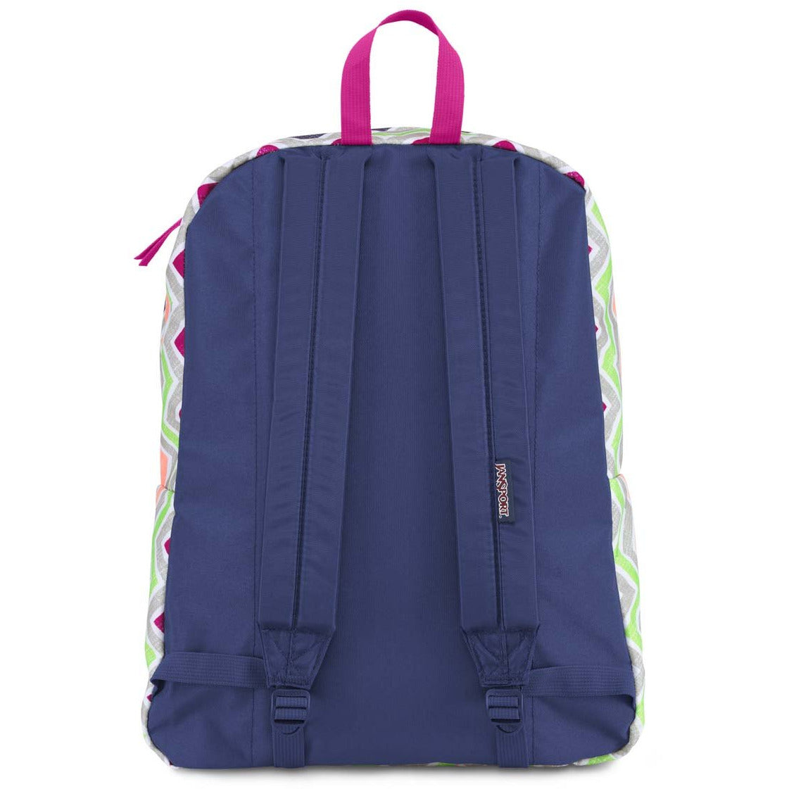 Sac à dos JanSport SuperBreak - Cyber ​​Pink Summer Chevron