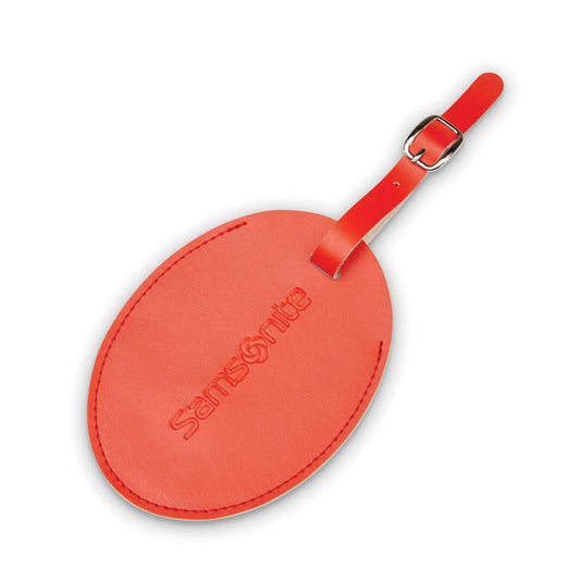 Samsonite Large Oval Vinyl ID Tag