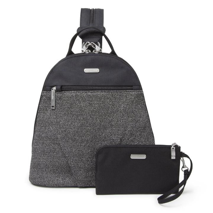 Baggallini Securtex™ Anti-Theft Convertible Backpack - Black